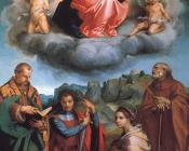 安德烈 德尔 萨托 : Virgin with Four Saints